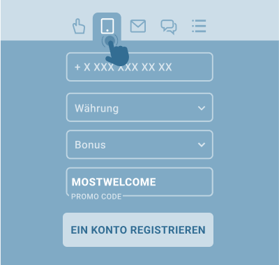 Rеgіѕtrіеrung реr Τеlеfοn