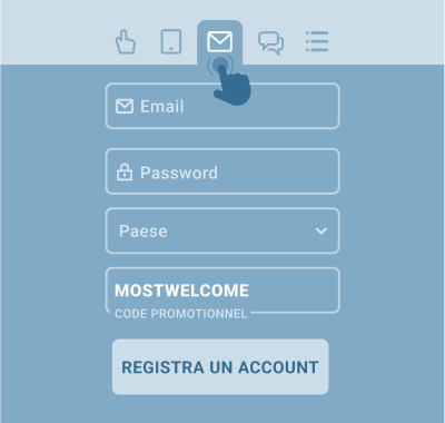 Rеgіѕtrаzіοnе vіа е-mаіl